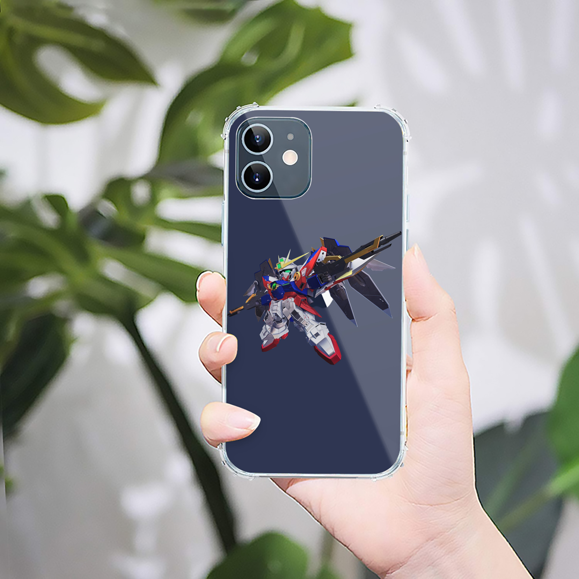 （画像用） 機動戦士ガンダム Mobile Suit Gundam 【iPhone 12シリーズ対応】透明スマホケース（クリアソフトケース）